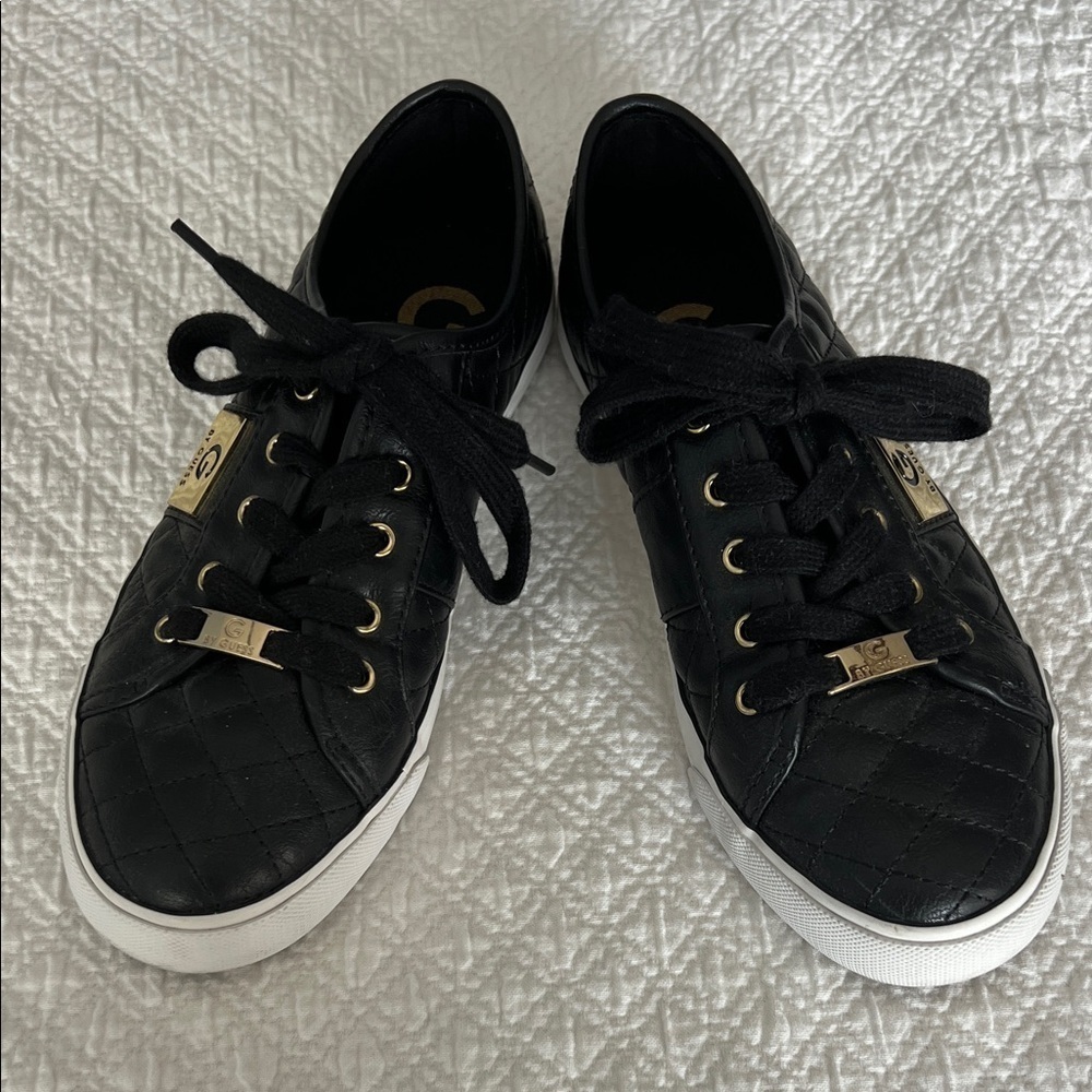 Guess Black Quilted Women's Sneakers- size 7